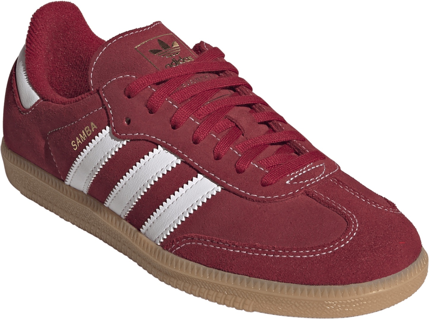 adidas Kids' Grade School Samba OG Shoes - Team Victory Red/Ftwr White/Gum 2 - View 5