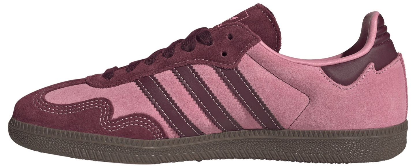 adidas Women's Samba OG Shoes - Pink Spark/Shadow Red - View 4