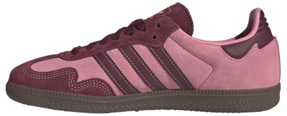 adidas Women's Samba OG Shoes - Pink Spark/Shadow Red - View 4