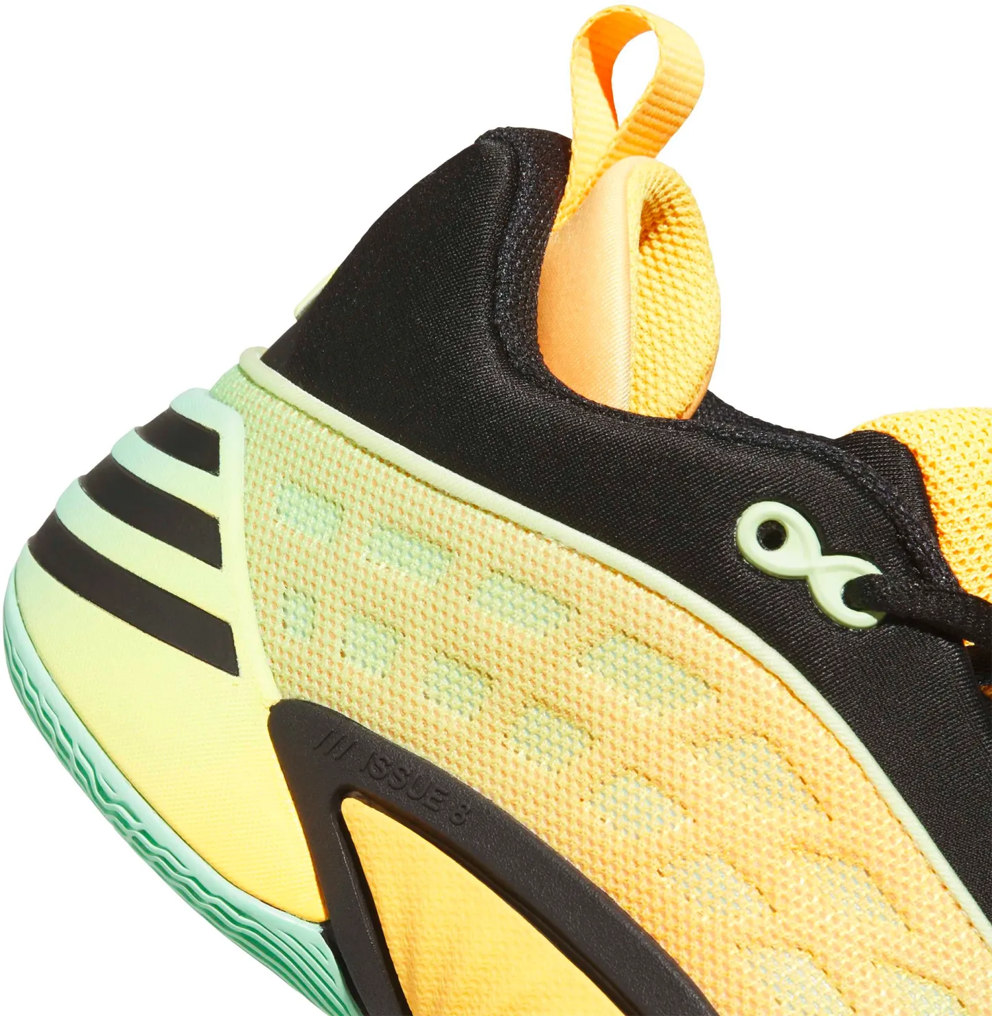 adidas Donovan Mitchell D.O.N. Issue 'Panama' Basketball Shoes - Lucid Tangerine/Core Black/Pulse Mint - View 8