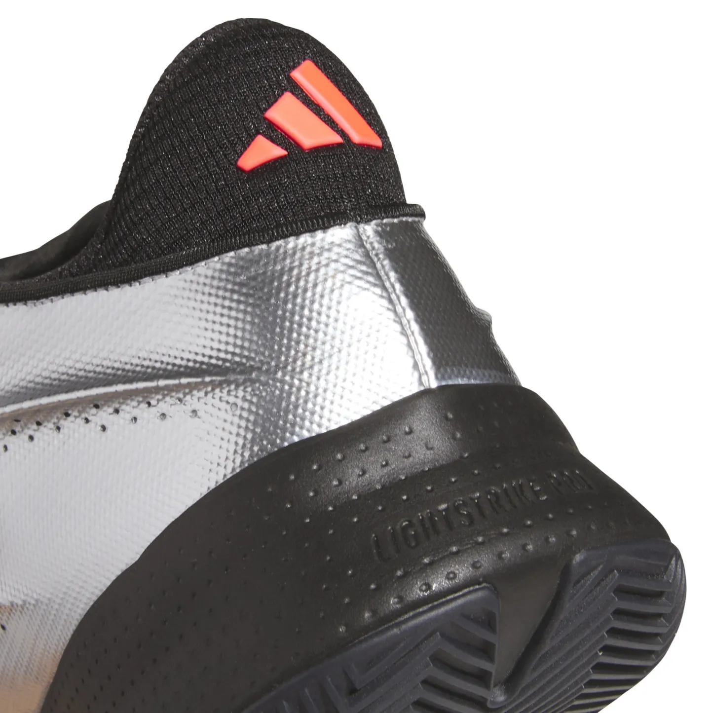 adidas Crazy Energy+ Basketball Shoes - Silver/Black/Red - View 8