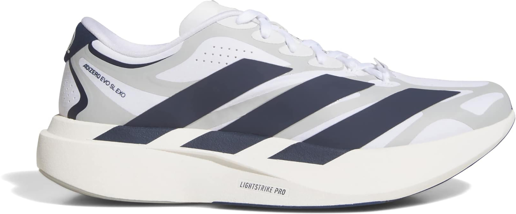 adidas Men's Adizero EVO SL EXO Penn State Running Shoes - Conavy/Ftwwht/Stone - View 1