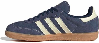 adidas Kids' Grade School Samba OG Shoes - Night Indigo/Warm Vanilla/Gum 2 - View 4