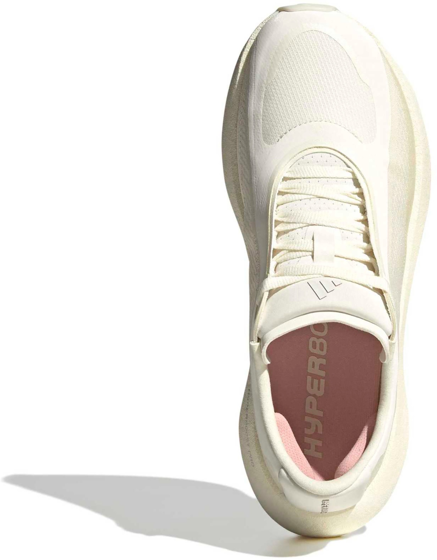 adidas Women's Hyperboost Edge Running Shoes - Off White/Vapour Pink/Matte Silver - View 3