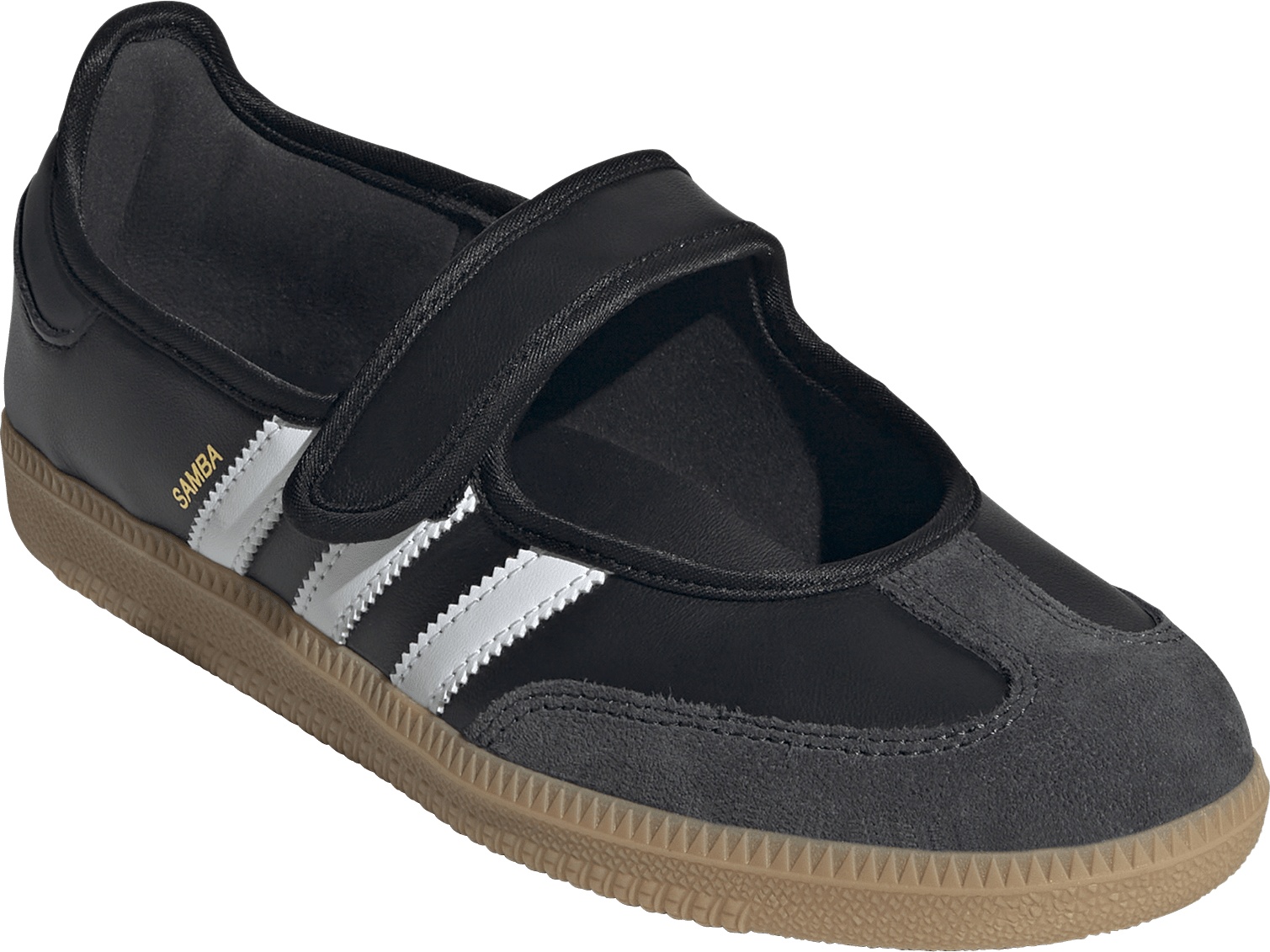 adidas Women's Samba Jane Shoes - White/Carbon/Black - View 5