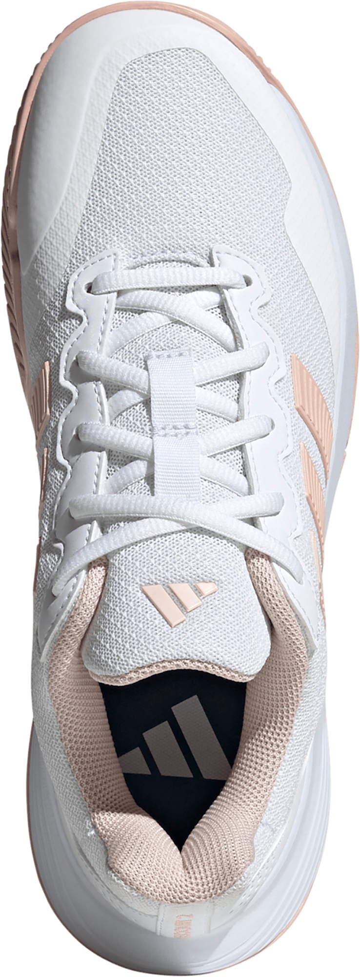 adidas Women's GameCourt 2 Tennis Shoes - White/Blush Pink/White - View 2