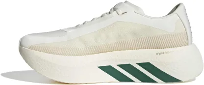 adidas Men's Hyperboost Edge Running Shoes - White/Collegiate Green/Gold Mt - View 5