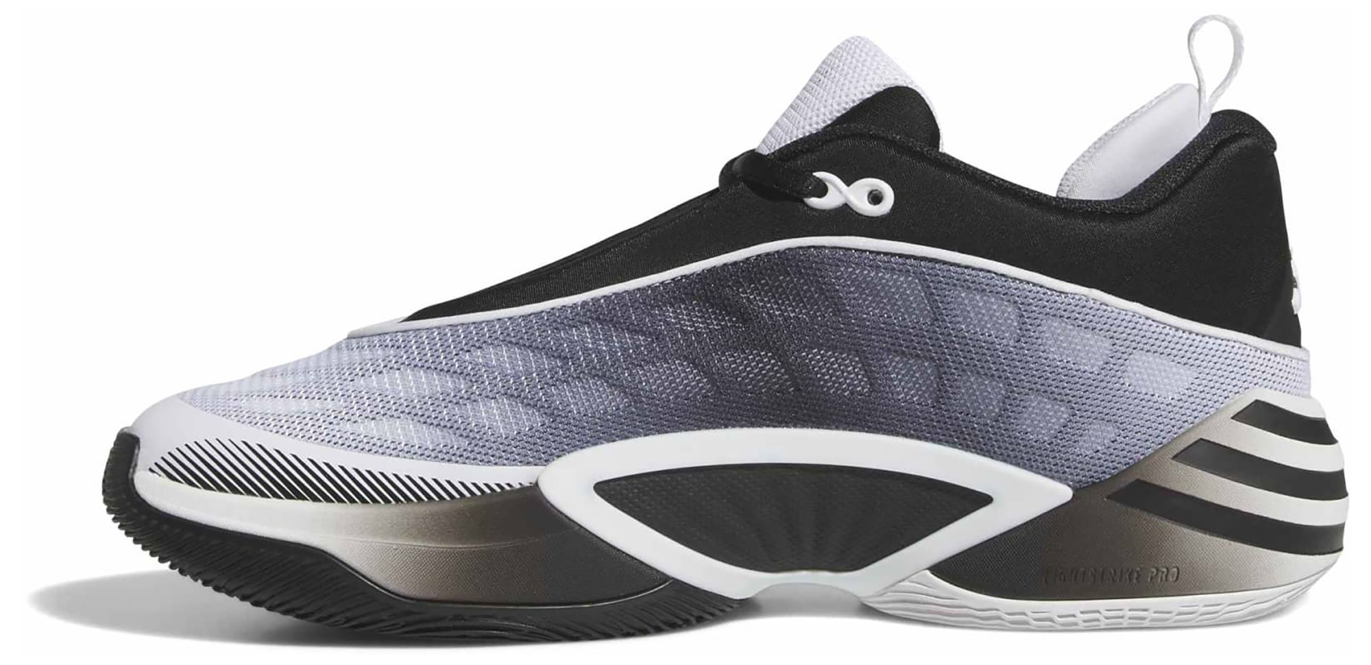 adidas D.O.N. Issue #8 Basketball Shoes - Ftwr White/Core Black/Ftwr White - View 5