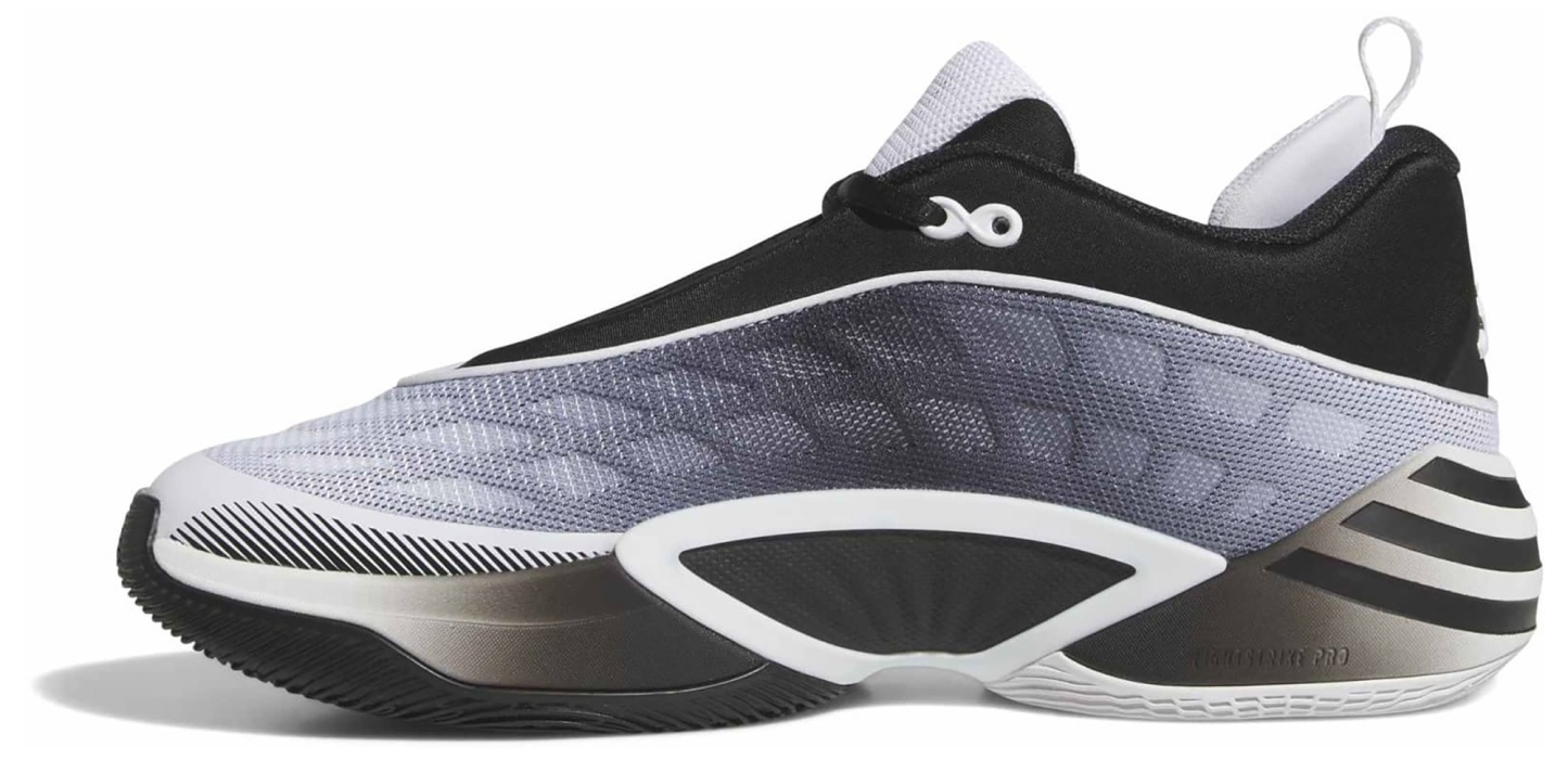 adidas D.O.N. Issue #8 Basketball Shoes - Ftwr White/Core Black/Ftwr White - View 5