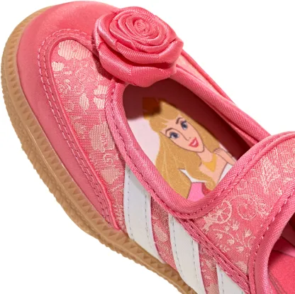 adidas x Disney Princess Kids' Preschool Samba Jane Shoes - Pink/White - View 7