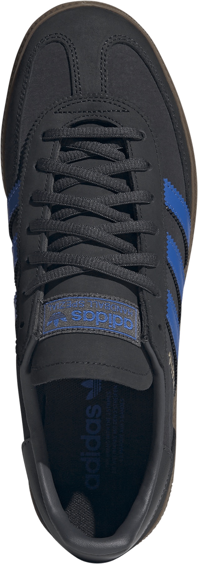 adidas Men's Handball Spezial Shoes - Black/Blue/Grey - View 2