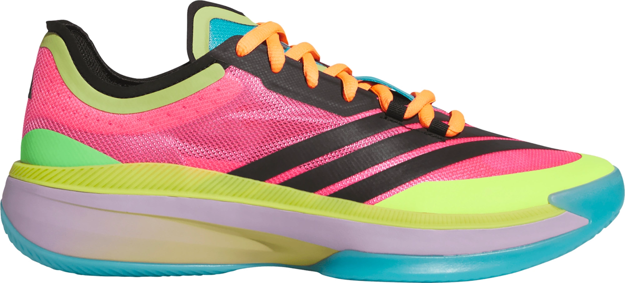 adidas Adizero Select 3.0 Basketball Shoes - Black/Multi Color - View 1