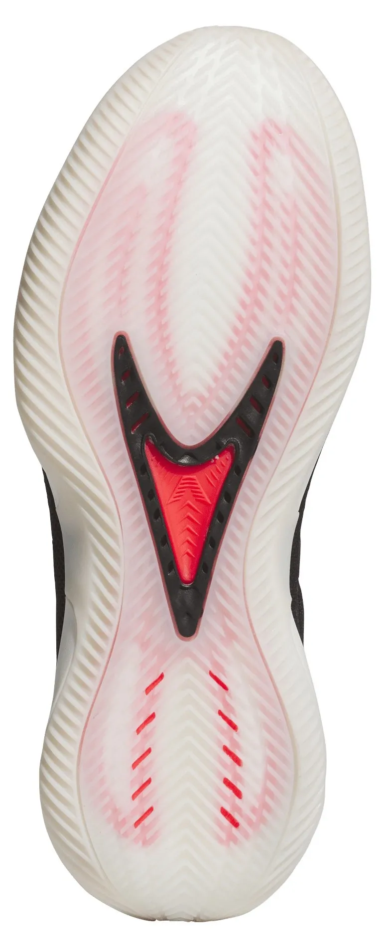adidas Anthony Edwards 2 'Core Black' Basketball Shoes - Black/Red/Orange - View 3