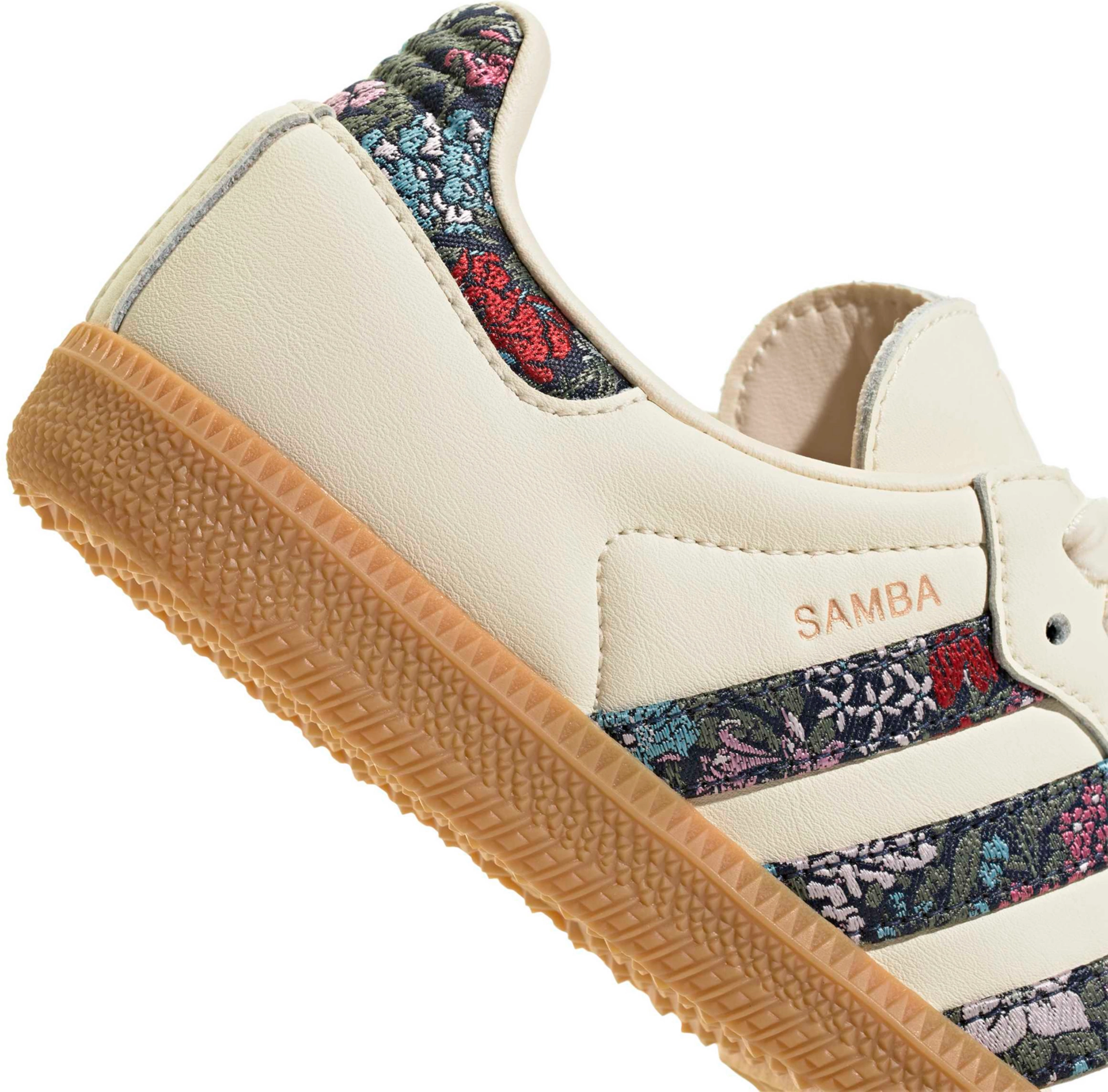adidas Kids Liberty Samba OG Shoes - Cream White/Dual Magenta/Talc - View 8
