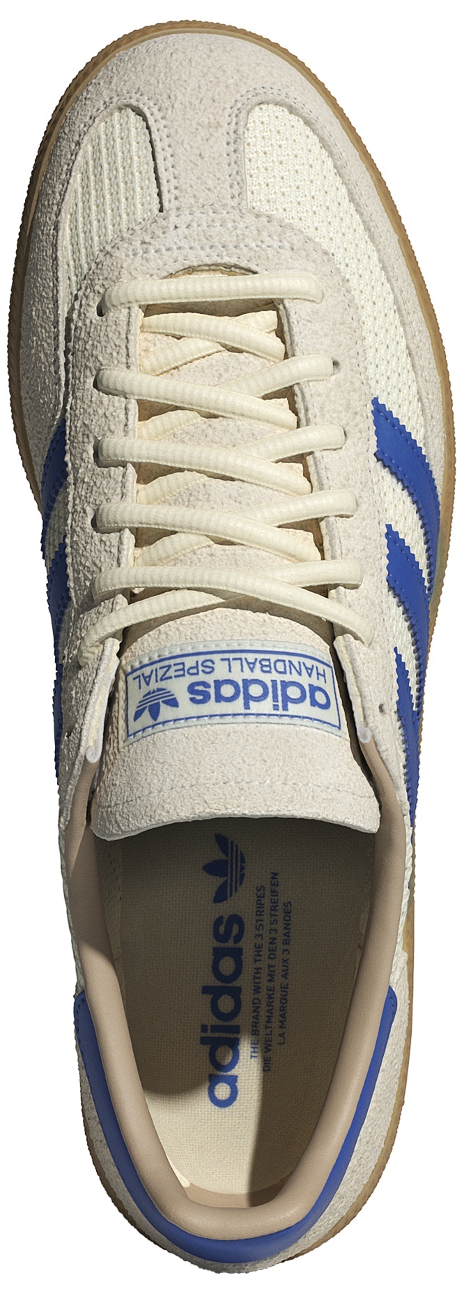 adidas Men's Handball Spezial Shoes - White/Blue/Black - View 2