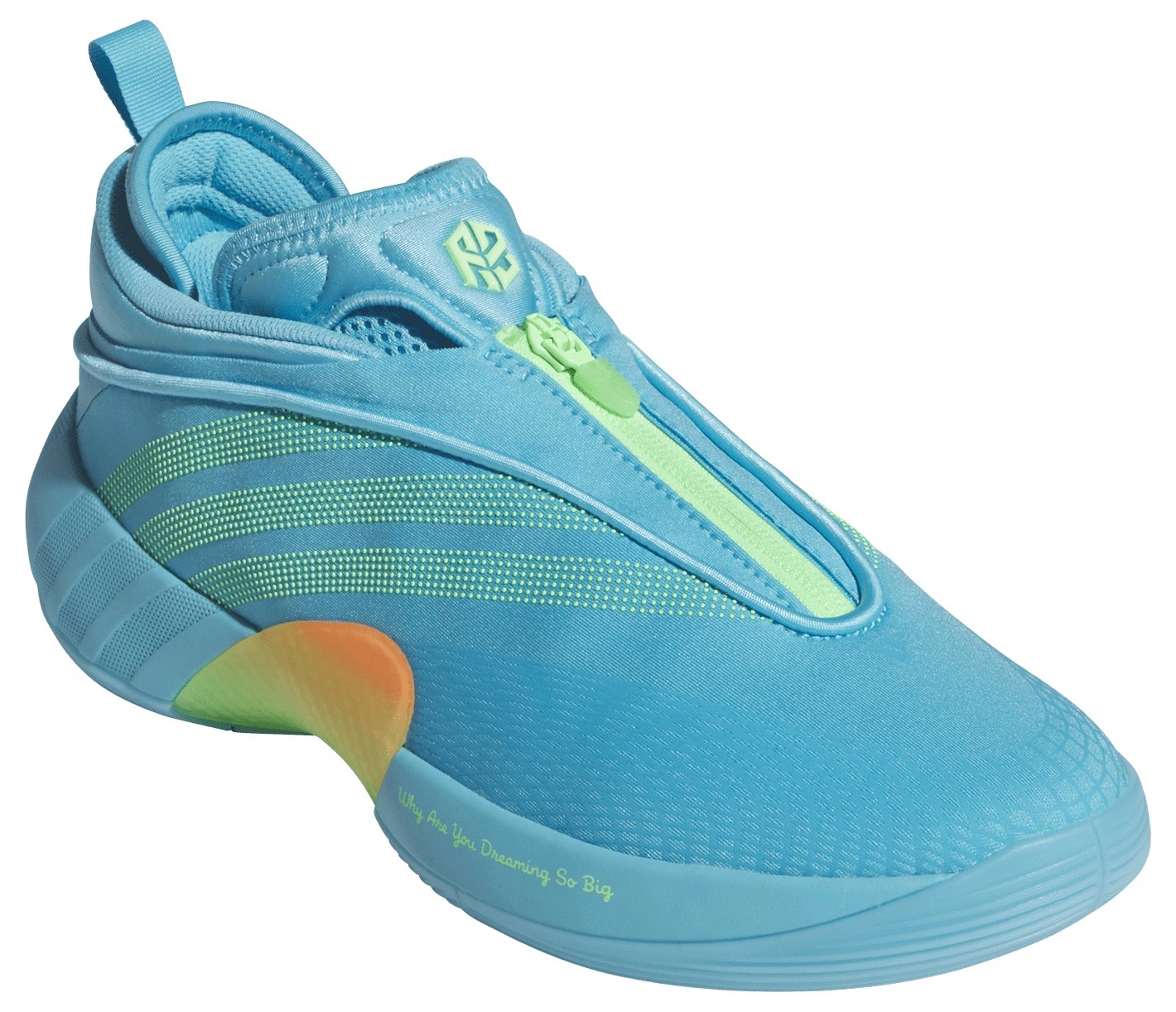 adidas D.O.N. Issue #7 'Aliyah Boston Virgin Islands PE' Basketball Shoes - Blue/Green - View 8