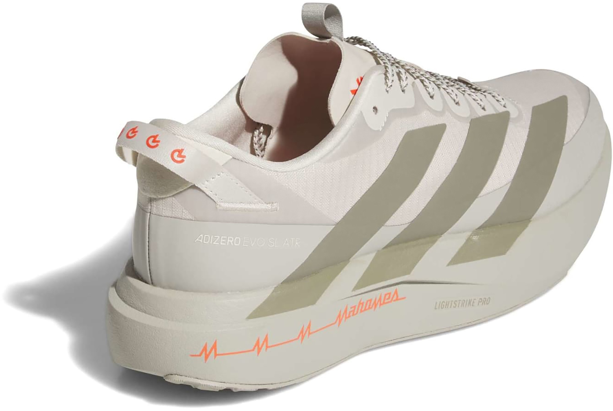 adidas Men's Adizero EVO SL ATR Running Shoes - Alumina/Clay/Solar Red - View 6