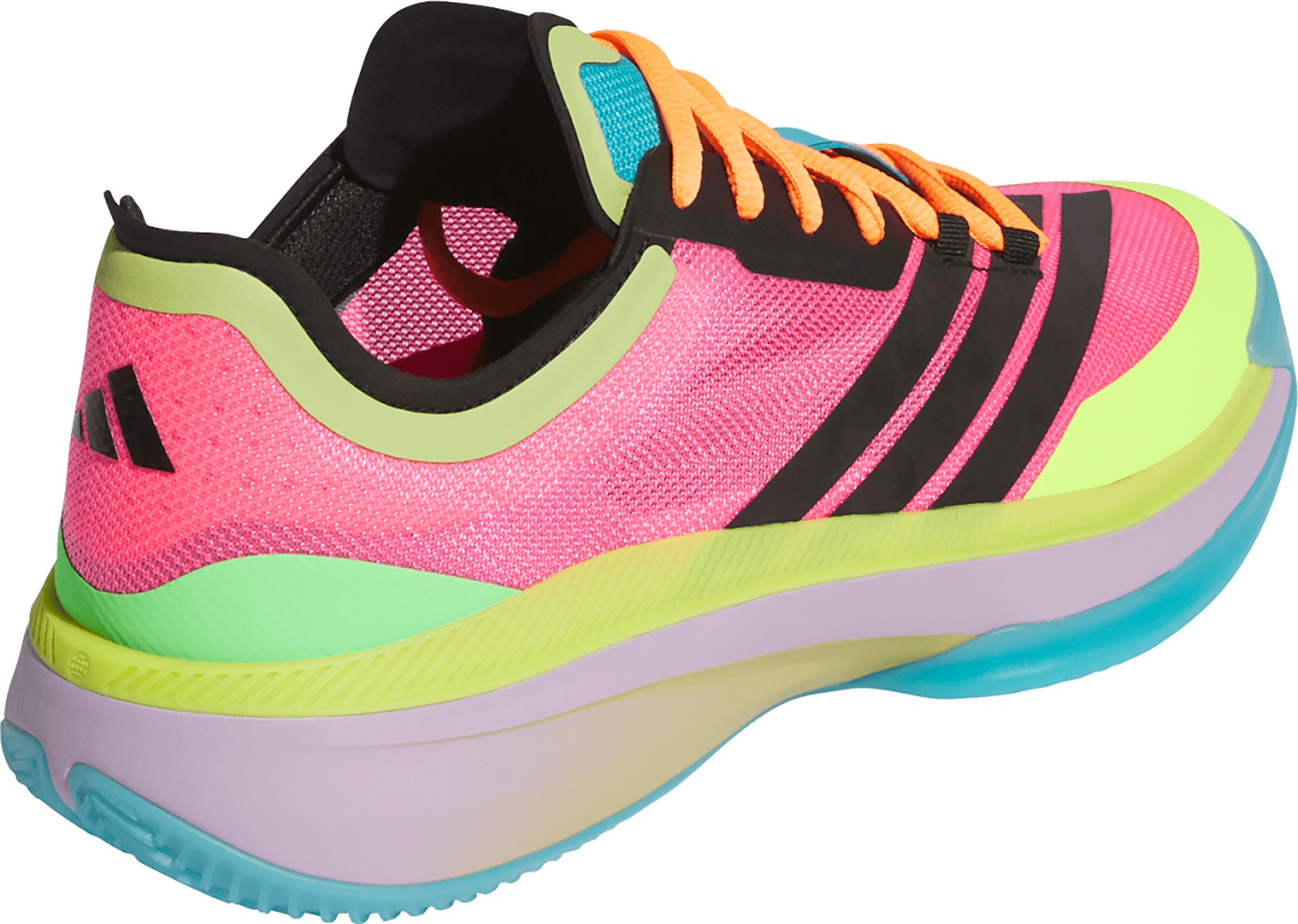 adidas Adizero Select 3.0 Basketball Shoes - Black/Multi Color - View 6