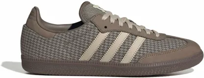 adidas Samba OG Shoes - Hndstooth Brown/Khaki - View 1