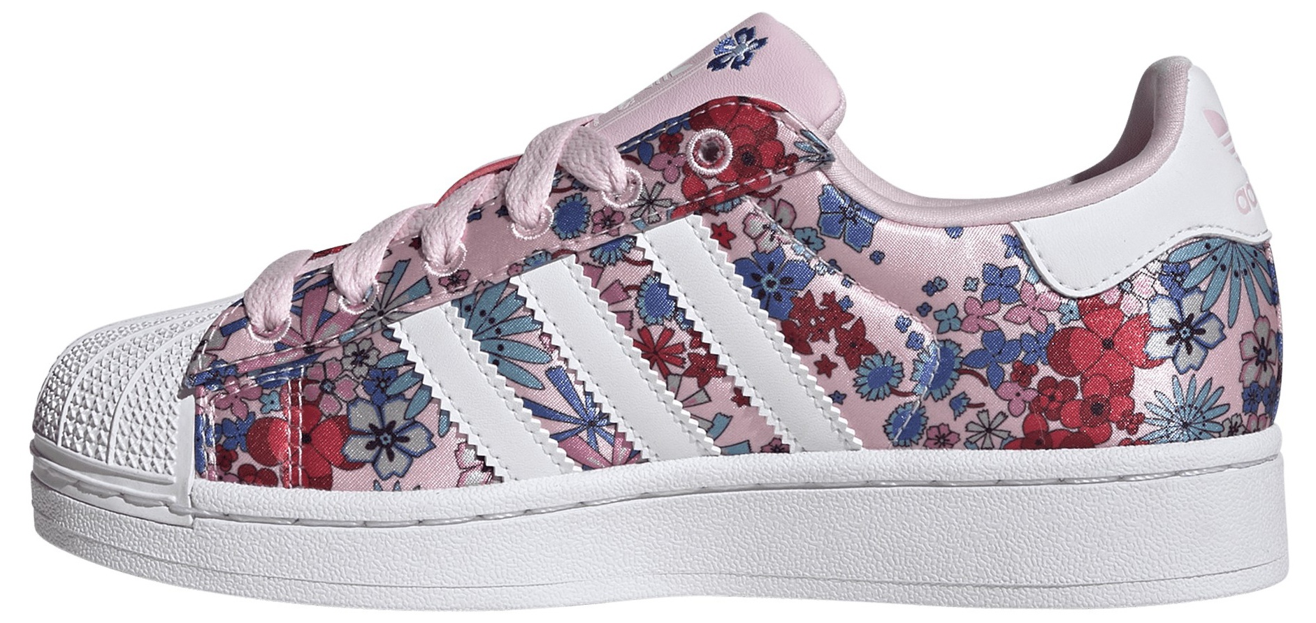 adidas Kids' Grade School Superstar II Shoes - Clear Pink/White/Light Pink - View 4