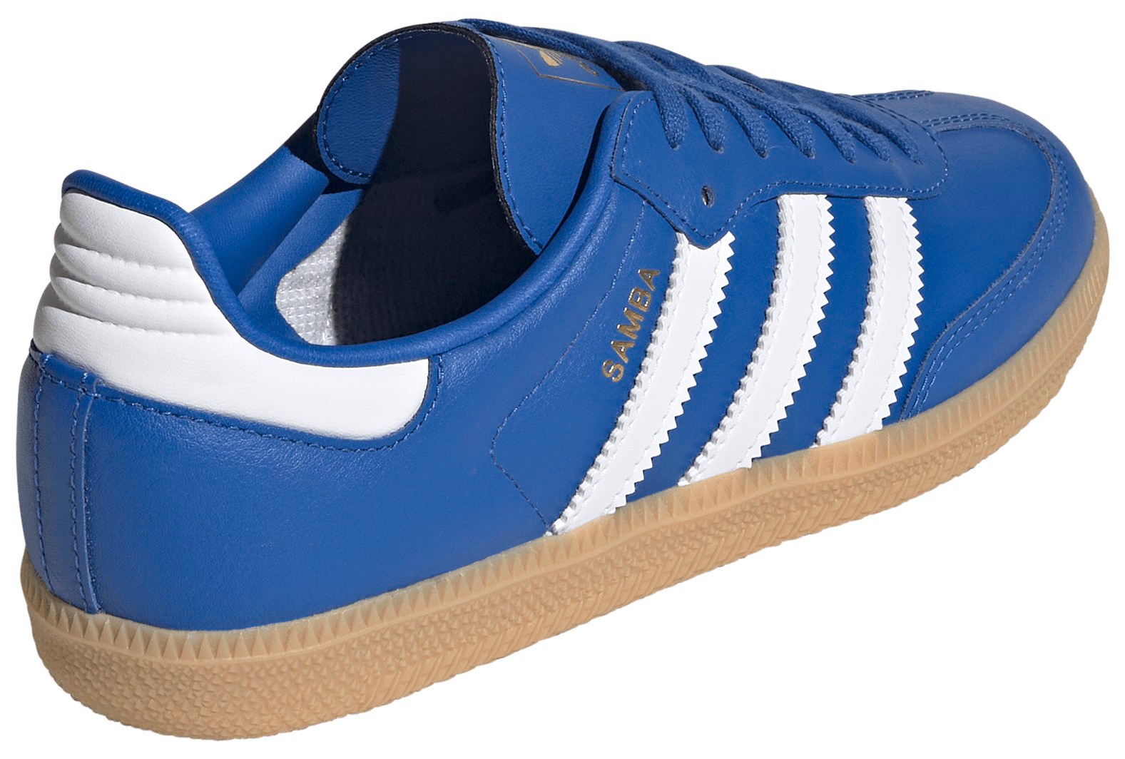adidas Kids' Grade School Samba OG Shoes - Blue/White - View 6