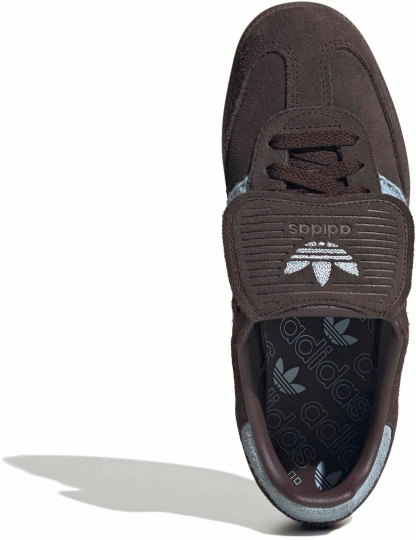 adidas Women's Long Tongue Samba Shoes - Aurora Coffee/Clear Sky - View 2