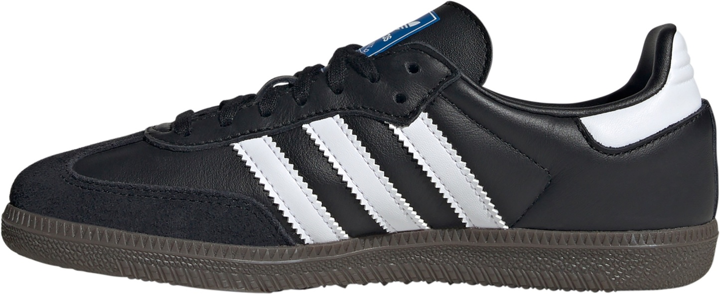 adidas Kids' Grade School Samba OG Shoes - Black/White - View 3