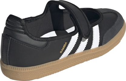 adidas Kids' Grade School Samba Jane Shoes - Core Black/Ftwr White/Gum 3 - View 6