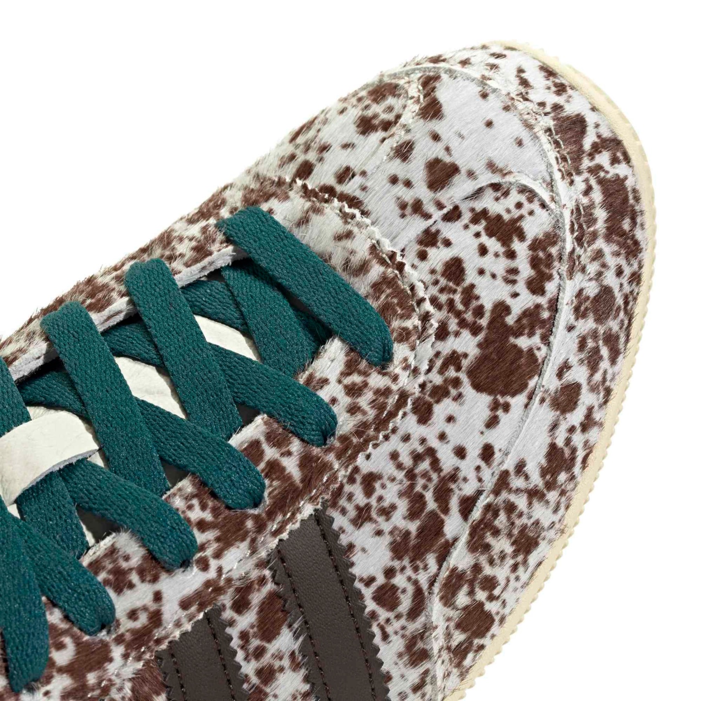 adidas Women's Japan Shoes - Wht/Dk Brown Pony Hair - View 8