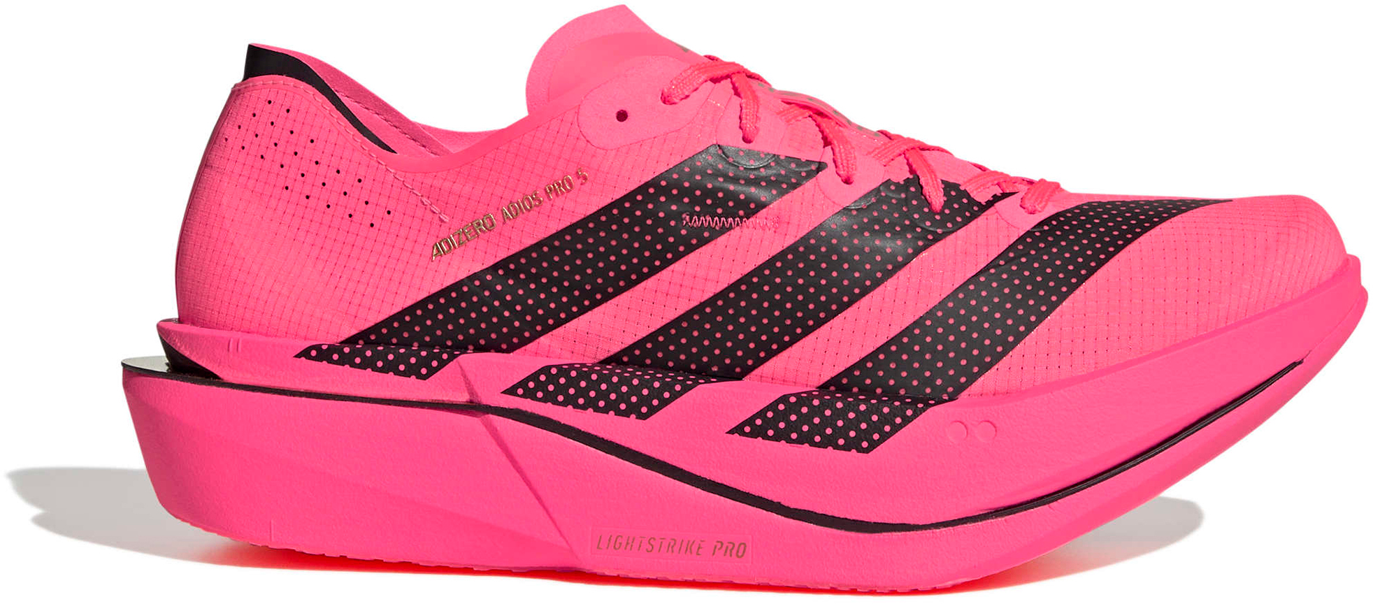 adidas Men's Adizero Adios Pro 5 Running Shoes - Solar Turbo/Black/Lucid Red - View 1