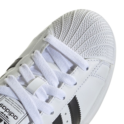 adidas Women's Superstar II Shoes - White/Black/White - View 7
