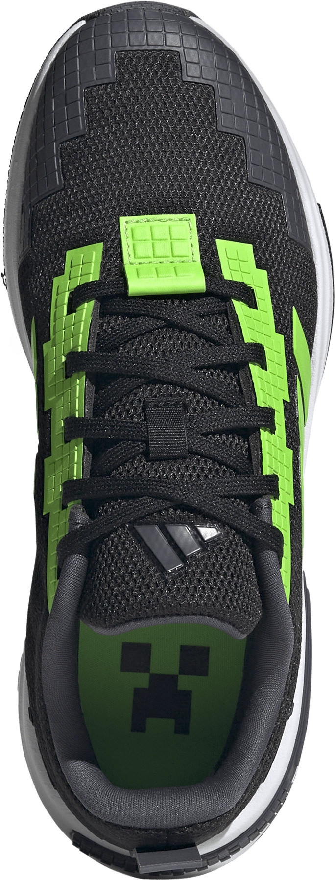adidas Kids' Grade School Minecraft Pro Shoes - Black/White - View 2