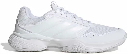 adidas Men's GameCourt 3 All Court Tennis Shoes - White/White - View 1