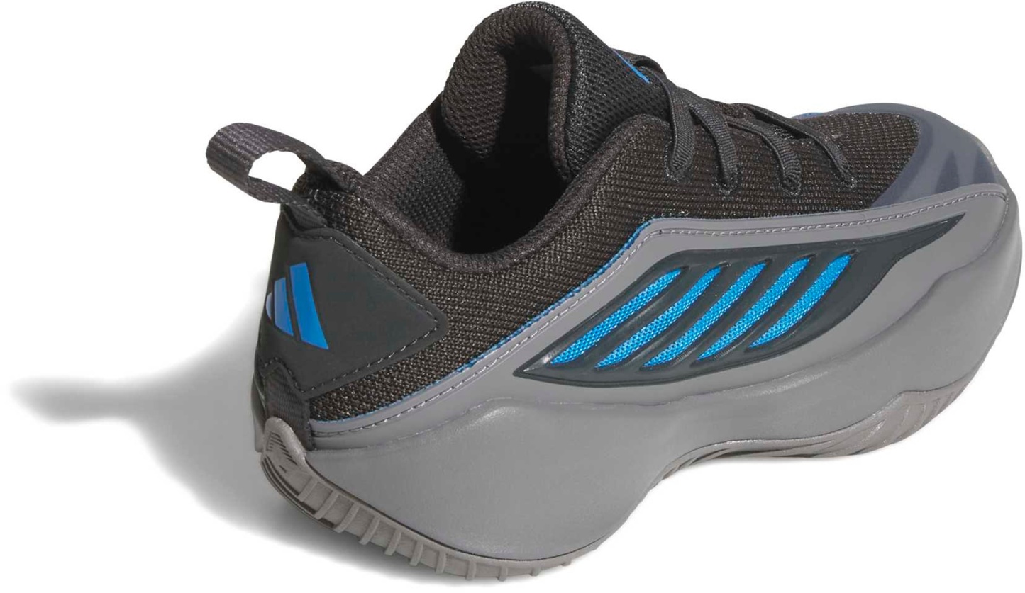 adidas Kids' Preschool Believe That. 1 Basketball Shoes - Grey Three/Carbon/Lucid Ray Blue - View 5
