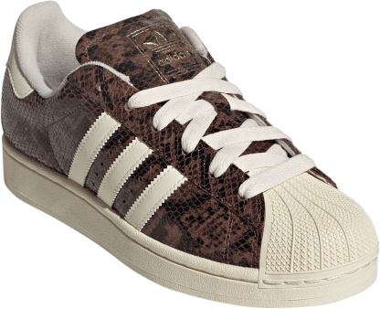 adidas Women's Superstar II Shoes - Brown Snakeskin - View 5