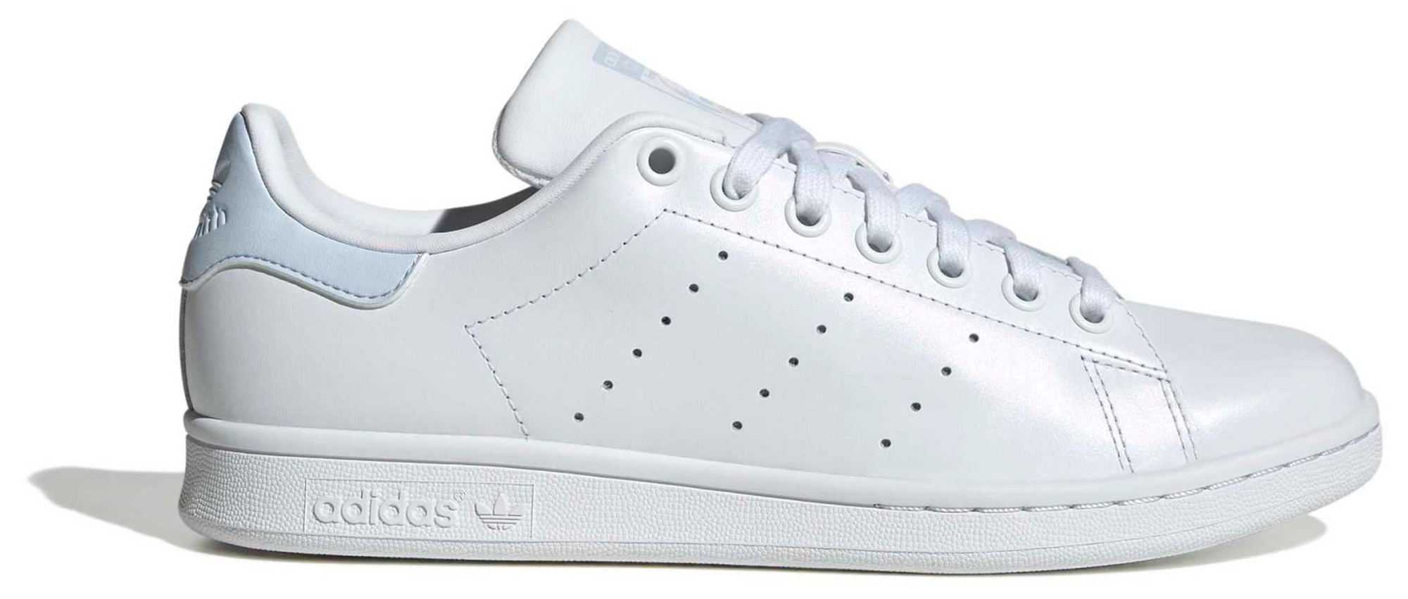 adidas Originals Women's Stan Smith Shoes - White/Crystal Sky - View 1