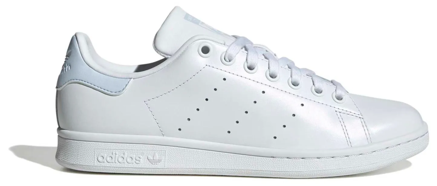 adidas Originals Women's Stan Smith Shoes - White/Crystal Sky - View 1