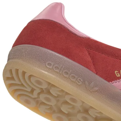 adidas Women's Gazelle Indoor Shoes - Better Scarlet/Light Pink/Gum4 - View 8