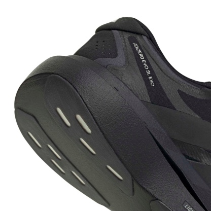 adidas Men's Adizero EVO SL EXO Running Shoes - Core Black/Night Grey/Iron Met - View 8