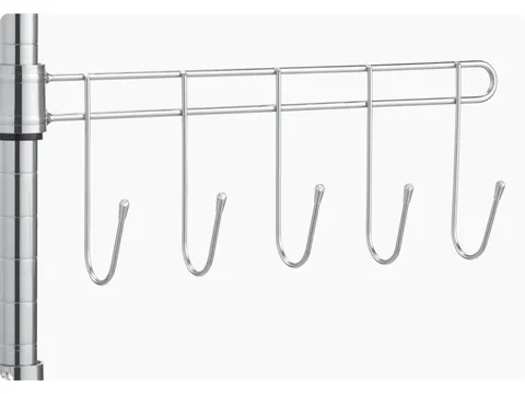 side bar with 5 hooks