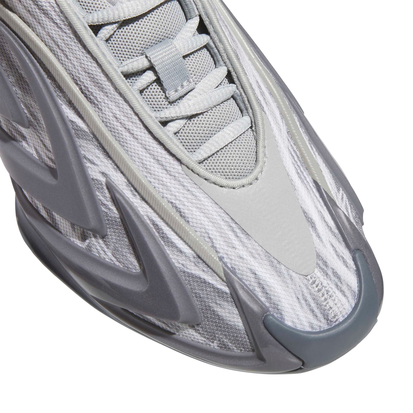 adidas Kids' Grade School Anthony Edwards 3 'Snow Camo' Basketball Shoes - Stone/Onix/Night Grey - View 6