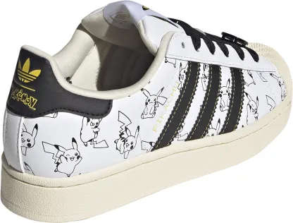adidas Kids' Grade School Superstar II Shoes - Ftwr White/Core Black/Gold Met. - View 5
