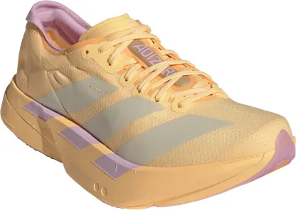 adidas Women's Adizero Adios Pro 4 Running Shoes - Ice Tangerine/Ice Gold Met./Bliss Lilac - View 5
