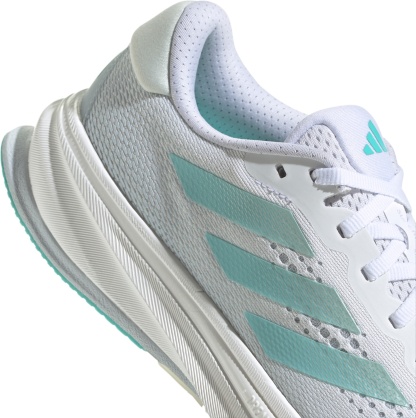 adidas Women's Supernova Rise Running Shoes - White/Green - View 5