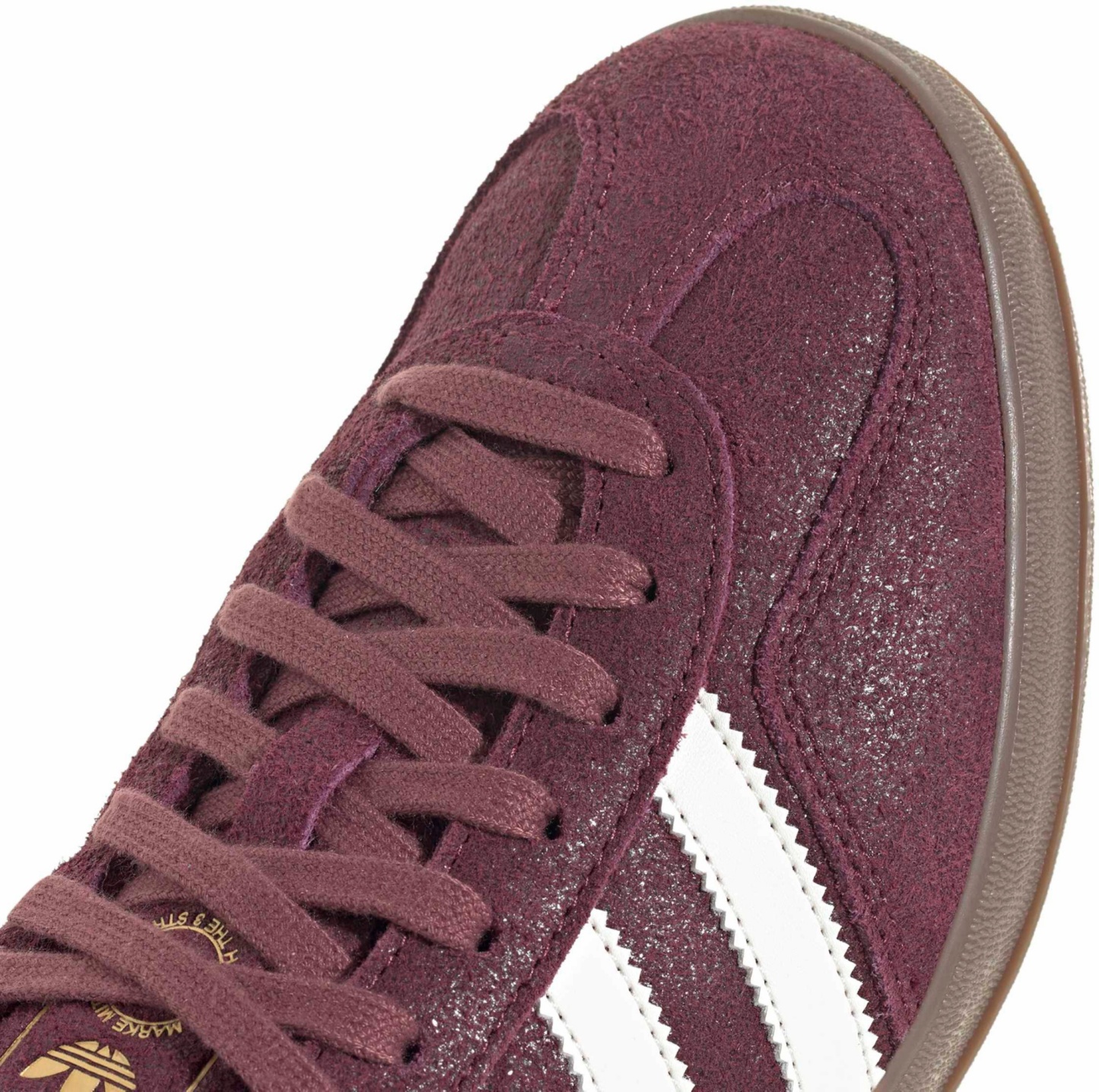 adidas Men's Gazelle Indoor Shoes - Oil Maroon/Wht - View 7