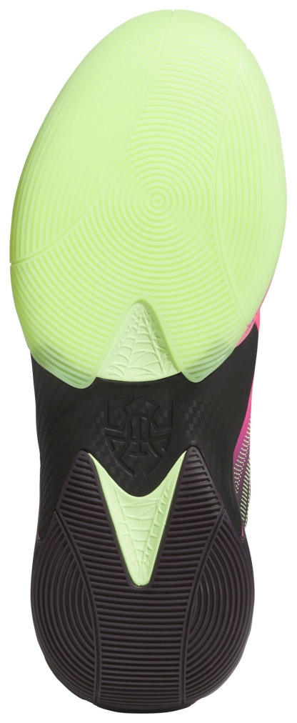 adidas D.O.N. Issue #7 Basketball Shoes - Black/Yellow - View 5