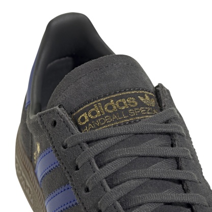 adidas Kids' Grade School Handball Spezial Shoes - Carbon/Lucid Blue/Gum - View 7