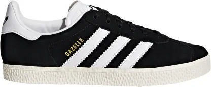 adidas Kids' Grade School Gazelle Shoes - Black/White - View 1