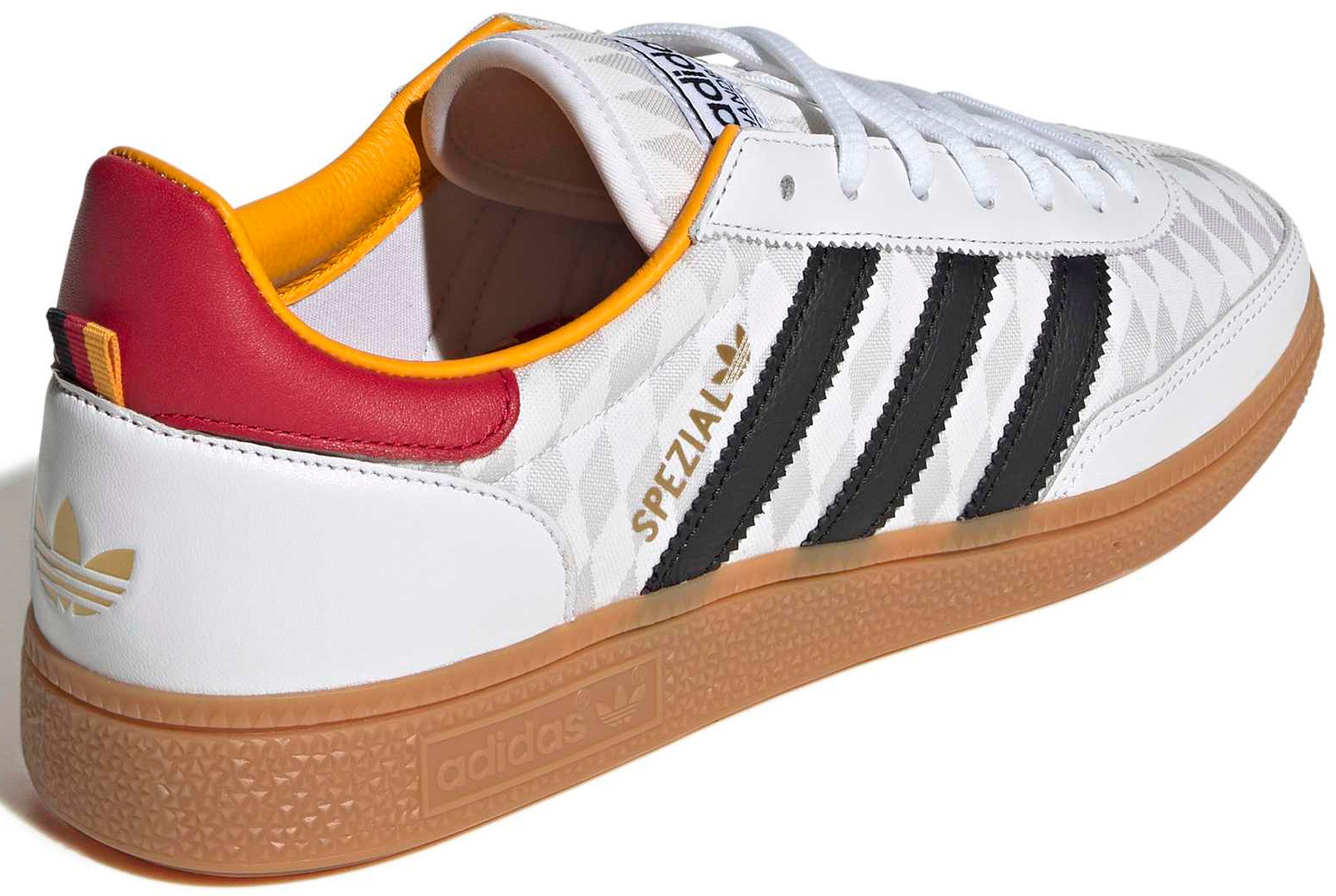 adidas Men's Handball Spezial Shoes - Ftwr White/Core Black/None - View 6