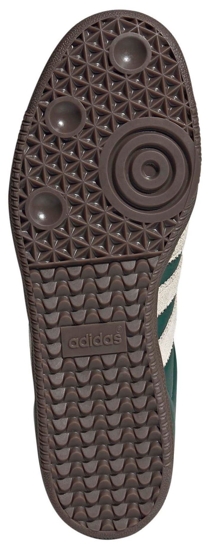adidas Samba OG Shoes - Green/White/Gum - View 5